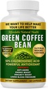 Heaven's Gate Green Coffee Bean Extract, 100% Pure Green Coffee Bean Capsules, 50% Chlorogenic Acid, 10,000 mg, 60 Capsules, 2 Month Supply, Non-GMO and Gluten Free, Traditional Herbal Supplement
