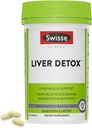 Swisse Milk Butle Liver Cleanse Detox & Tamir | Liver Detox & Liver Support | Milk Thistle + Turmeric + Artichoke Extract | Dose for Your Liver | 180 Liver Pills