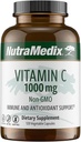 NutraMedix C 1000 mg - Immune Support & Heart Health için Antioksis Supplement - Vegan, Non-GMO (120 Vegetarian Capsules)
