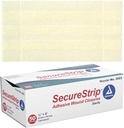 Dynarex Yara Closure Strips - Sterile, Sutures, Stitches, & Staples ve Aftercare, White, 1/4" x 3" - 1 Box of 50 Strips