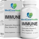 Ivory Caps Immune Support: Quercetin, Vitamin C, çinko, D3
