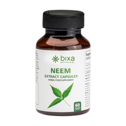 Bixa BOTANICAL Neem Leaf Extract Ayurvedic Natural Herbal Supplement (60 Count (Pack of 1))