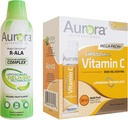 Aurora Nutrascience Mega-Liposomal R-ALA με CoQ10 & L-Carnitine Complex & Mega Liposomal Vitamin C, 3.000 mg Bundle