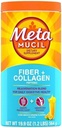 Metamucil Fiber + Collagen Peptides Toz - Orange - 19.9oz