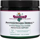 Vitanica Phytoestrogen Herbal Non-GMO PMS, Menopause Relief Supplement for Women, Hormon Denge, Gece Ters & Hot Flash Relief, Soy Isoflavones, Vegan, Toz 8 Oz (Phytoestrogen Herbal)
