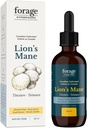 Lion's Mane Tincture, Premium Mushroom Extract, for Memory Improvement and Nerve Support, Dual Extract, Alkol-Free, 60 ml