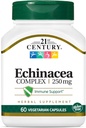 21. Yüzyıl Echinacea Extract Veg Capsules, 60 Kont