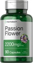 Horbäach Passion Flower Capsules | 2200 mg | 90 Count | Non-GMO & Gluten Free Extract Supplement Supplement Supplement Supplement