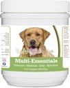 Healthy Φυλή Λαμπραντόρ Retriever, Golden, Multi-Essentials σκόνη για σκύλους - ένα Ιδανικό συμπλήρωμα βιταμινών, ορυκτών & αντιοξειδωτικών για το σκύλο σας - 8 oz