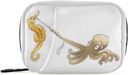 Funny Seahorse Octopus Pill Box 7 Günlük Pill Case Travel Pill Organize Bag with Rolls Bag Portatif Haftalık Case Compact Boyut For Vitamin Supplement Sahibi