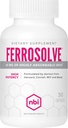 NBI FerroSolve, En İyi Abhidrasyon Demir Supplement 45 mg | Yüksek Potency | GI Güvenli | 30ct Veggie Capsules