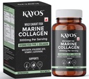 Miri Marine Collagen Tablets – 3000mg Type 1 Collagen Hydrolysate Fish Amino Acids – με Biotin, Hyaluronic Acid, Vitamin C, Glutathione – Συμπλήρωμα Καρφιών Δερμάτων Δερμάτων Δερμάτων Οστού - (90 pc)