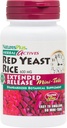 Natures Plus Herbal Actives Red Yeast Rice, Extended Release - 600 mg, 60 Mini Tablets - Συμπλήρωμα βοτάνων - Vegan, Vegetarian, Gluten-Free - 30 Σερβιέτες