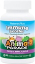 Natures Plus Animal Parade Immune ATM - Tropikal Berry Flavor - 90 Animal-Shaped Chewable Tabletler - Immune System Support - Gluten Free, Vegan - 45 Hizmetler