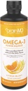 BRAINMD Dr Amen Omega-3 Power Squeeze, Citrus Blast - 16.8 oz - Supports Cardiovascular, Brain & Immune System Health - Gluten Free - 30 Hizmet