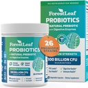 Probiotics for Men and Women, 100 Billion CFU, 26 Unique Strains, Men's and Women's Probiotic and Prebiotics Support Digestive Health, Gut Wellness, Energy, Mood, Immune, PH Balance (30 Caps)