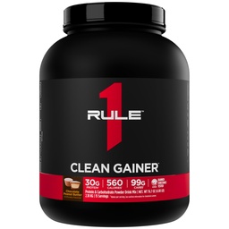 Κανόνας 1 Καθαρός Κεραυνός - High-Protein Lean Gain Formula με 560 θερμίδες, 30g πρωτεΐνης Full-Spectrum, πάνω από 90g υδατάνθρακες, κάτω από 6g λίπους (15 σερβιρίσματα, σοκολάτα φυστικοβούτυρο)