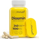 Diosmin 1000mg Advanced Formula - 240 Capsules for Circulatory Health Support, 4-Month Supply, Non-GMO, Made in USA - Daily Wellness Supplement