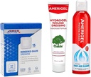AMERIGEL Total First Aid Sche - 1 oz. Hydrogel Yara Giymek, 7.1 oz. Saline Yarası Yıkama, 2x2 Sınırlı Gauze Giymek