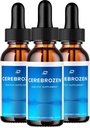 Εμβοές Cerebrozen - Cerebrozen 24, Cerebrozen Liquid Drops, Cerebrozen Reviews, Cerebrozen Drops for Ear Relief (3 Συσκευασία - 180 ML)