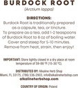 Herb Shop Just Herbs: Burdock Root