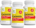 Terry Natural Curamin Extra Strength - Curcumin & Boswellia for Health Circulation Support - Turmeric Supplement to Support Commons, Muscle Health & Endorphin Production - 120 Tablet (Pazarlama 3)
