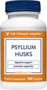 Η βιταμίνη Shoppe Psyllium Husks – Plantago Ovata Fiber συμπλήρωμα που υποστηρίζει την κανονικότητα & υγιή χοληστερόλη, 840 mg ανά υπηρεσία - Χωρίς γλουτένη (100 κάψουλες)