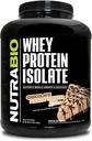 NutraBio 100% Whey Protein Isolate Protein Powder, 25g Protein with Complete Amino Acid Profile, Non-GMO, Soy & Gluten Free, Low Carb, Low Calori Whey Protein Powder, Σοκολάτα Φυστικοβούτυρο, 5 Lbs
