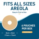 6 Pack Silikon Scar Removal Sheets for Meme - Meme Silikon Scar Sheets Bant - Epi Azlar için Cerrahiden Sonra Haps, Em Augment Post Cerrahisi (mavi)