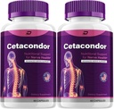 Cetacondor Health & Brain Support – Cetacondor Advanced Nootropic Formula All-Natural Focus Supplement Support Reviews (2 Pack - 120 Capsules)