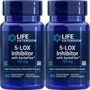 Life Extension 5-LOX Inhibitor with AprèsFlex 100 mg, 60 Vegetarian Capsules (Pack of 2)