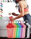 EBAT 16 Piece Renkli AntiDropBPAFREELeakProofProtein Shaker Şişe Değer Paketi w. Whisk Ball & Ergonomik Tasarım &, 8 Benzersiz Renk Değer Paketi (Görünüşe bakınız) için