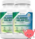 Bladder Relief 911 Detoxing Strength - erkekler ve kadınlar Bladder Desteği sağlıyor, 60 Veggie Capsules - 2 Pack