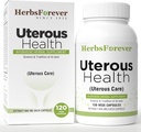 HerbsForever Uterous Health/Uterous Care Herbal Product Control Excess Cysts Bleeding, Fibroids, 120 Vege Capsules, 800 mg Her, Yoğun Türleme