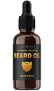 NutraChamps Beard Oil Conditioner - Unscented Virgin Argan, Jojoba, Grapeseed Oils & More for Beard growth - Softens & Supports Beards & Mustaches for Men - Premium Signature Prime Beard