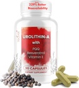 Gelişmiş Urolithin A (15 Hizmetler) ve Stem Hücre Supplement 500 mg Urolithin A, Resveratrol, PQ, Vitamin E & Bioperine – Destekler NAD+, Mitondria, Kas Health, Sağlıklı Hücreler ve Enerji Seviyeleri