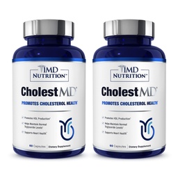 1MD Διατροφή CholestMD με εκχύλισμα φύλλων ελιάς, Bergavit, Niacin, σκόρδο 