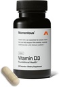 Momentous Vitamin D3 Supplement - 5000 IU Capsules for Foundational Health Support - NSF Spor için sertifikalı - Gluten-Free - 60 Hizmetler