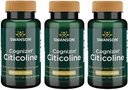 Swanson Cog ETF Citicoline 1000 Milligram 60 Veg Capsules (3 Pack)