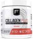 Flow Supplements Collagen Peptides Protein Powder Collagen Supplements with Hyaluronic Acid + Biotin Hydrolyzed Collagen Peptides Multi Collagen Powder Type I and III - 348 Gram (Pack of 1)