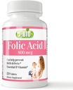 J-Bio Folic Acid 800mcg (120 Tablet) Günlük Sağlık Regimen & Prenatal Care for Women