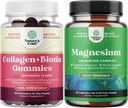 Kadınlar için Saç Ciltleri ve Çiçeği Gummies - Kadınlar için Ekstra Güçlü Biyotin ve Kolajn Gummiess Destek ve Yüksek Abhidrasyon Magnezyum Kompleksi Stomach & Digestion için Eks