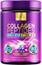 Merhaba Aşk! Collagen, Toz, Grass-Fed Hydrolyzed Collagen Toz for Women Type I & III, w/Hyaluronic Acid & Biotin, Hair, Skin, Nails & Ortak Destek, Collagen Supplement - 30 Hizmet