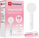 Özelleştirilmiş Kadın Vaginal pH Denge Testi 10 Adet, Yeast Enfeksiyon Tespit Kit, BV Test, Kadınlar için Tasarlanmış, Güvenli ve hijyenik