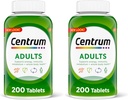 Centrum Yetişkin Multivitamin/Multimineral Supplement Antioksis, çinko, Vitamin D3 ve B Vitaminleri, Gluten Free, Non-GMO Malzemeler - 200 Kont
