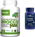 Jarrow BMax Sulforaphane Jeneratör ve Hayat N-Acetyl-L-Cysteine Immune & Respiratory Support Sche, 60 Her Şey