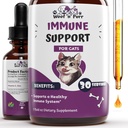 Immune Support for Cats - Βοηθά στην υποστήριξη ενός υγιεινού ανοσοποιητικού συστήματος - Cat Immune Booster - Cat Immune Support - Cat Immune Supplement - Immune Support Cat - Cat Immune Support Supplement - 1 fl oz