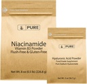 PURE ORIGINAL INGREDIENTS Niacinamid & Hyaluronic Acid Sche, Water ►, Fine Toz