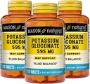 Mason Natural P properties Gluconate 595 mg, 300 Day Supply, 100 Tablet (Pack of 3)