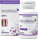 VH Beslenme ESTROLIBRIUM | Kadınlar için Hormon Dengesi* | Menopause Support Supplement* | Black Cohosh, Shatavari, Chaste Tree Berry (Vitex), Dong Quai | 60 Capsules in Easy to Swallow Pills